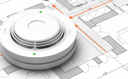 Smoke and heat detection design by Tritium engineers